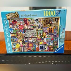Ravensburger Puzzle - The Craft Cupboard - 1000 Pieces Retail $60